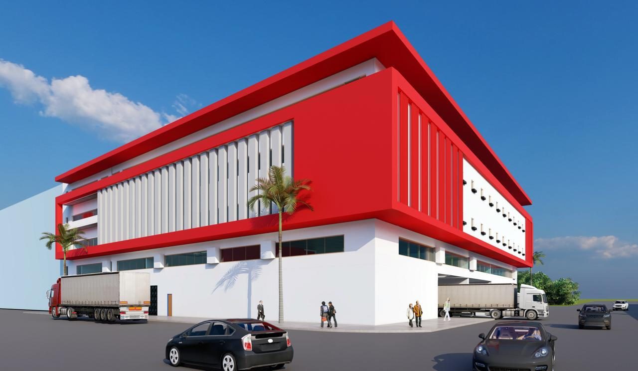Rendu 3D, angle du bâtiment