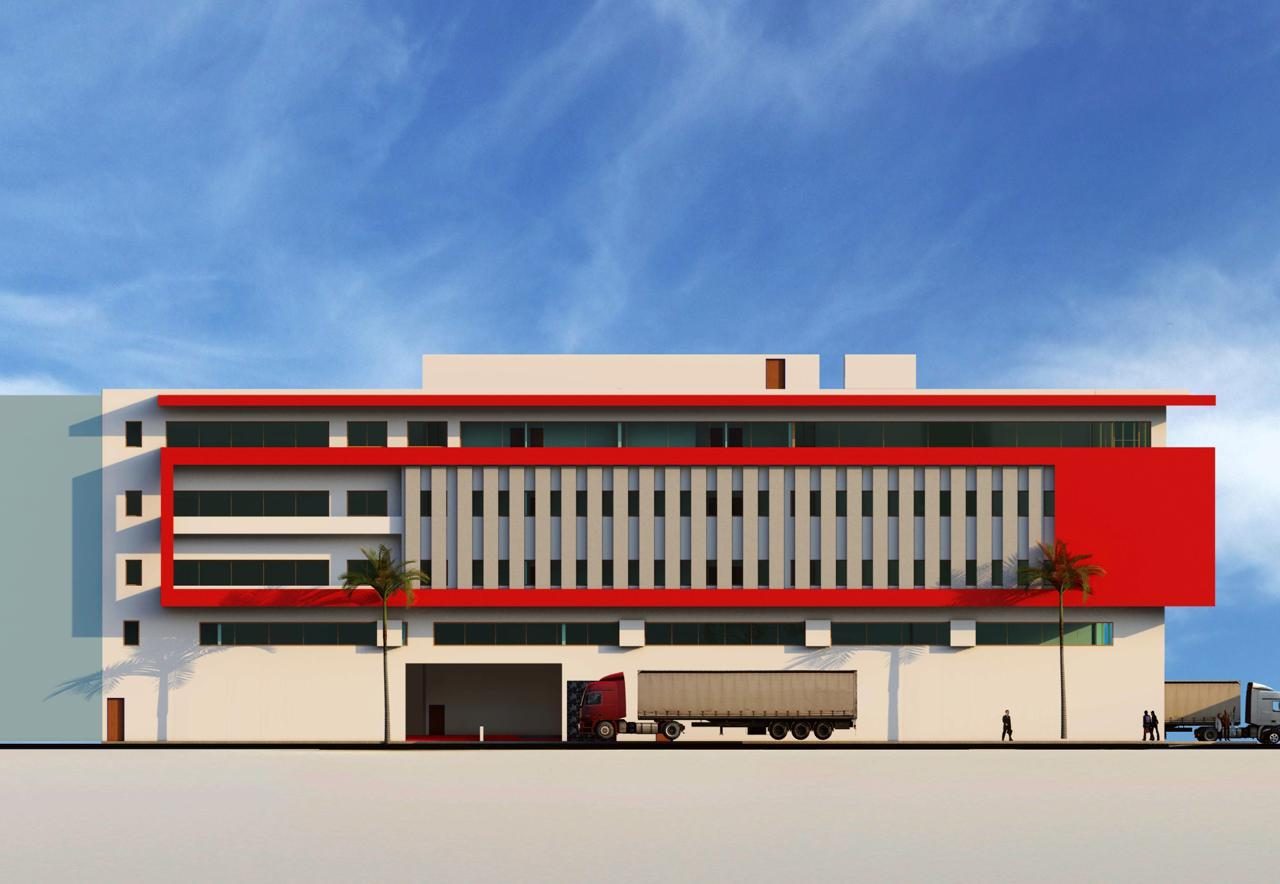 Rendu 3D, élévation de façade